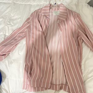 Pink long blazer